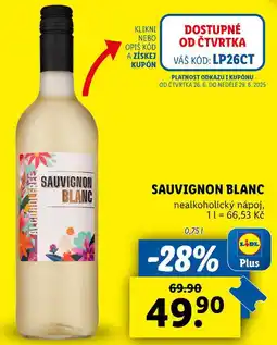 Lidl SAUVIGNON BLANC, 0,75 l nabídka