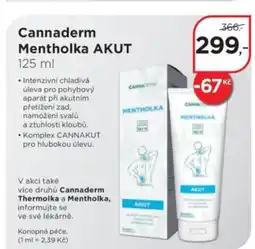 Magistra lékárny Cannaderm Mentholka Akut nabídka