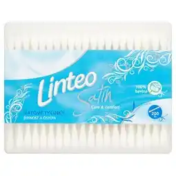 Šlak Linteo Satin Vatové tyčinky 200 ks nabídka