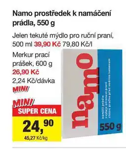 Šlak Namo prostředek k namáčení prádla, 550 g nabídka
