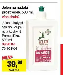 Šlak Jelen na nádobí prostředek, 500 ml, více druhů nabídka