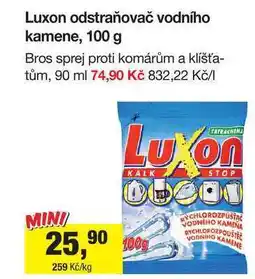 Šlak Luxon odstraňovač vodního kamene, 100 g nabídka