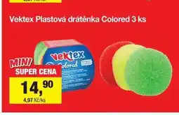 Šlak Vektex Plastová drátěnka Colored 3 ks nabídka