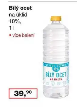 Ráj drogerie Bílý ocet na úklid 10%, 1 I nabídka