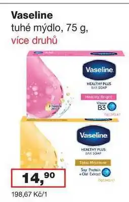 Ráj drogerie Vaseline tuhé mýdlo, 75 g nabídka