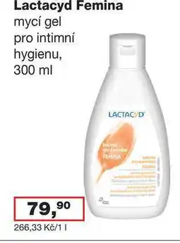 Ráj drogerie Lactacyd Intimní mycí emulze femina 300ml nabídka
