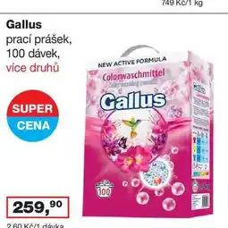 Ráj drogerie Gallus prací prášek, 100 dávek, více druhů nabídka