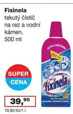 Ráj drogerie Fixinela tekutý čistič na rez a vodní kámen 500ml nabídka