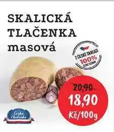 RABBIT řeznictví SKALICKÁ TLAČENKA masová 100g nabídka