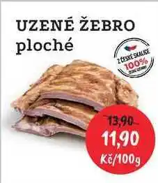 RABBIT řeznictví UZENÉ ŽEBRO ploché 100g nabídka