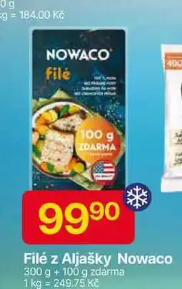 Hruška NOWACO Filé z Aljašky 300 g + 100 g nabídka