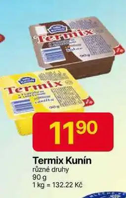 Hruška Kunín Termix 90g, vybrané druhy nabídka