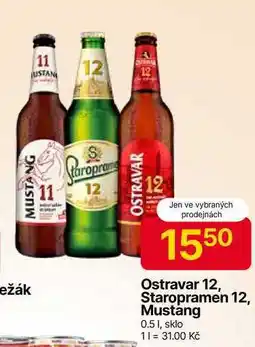 Hruška Mustang 0.5 l, sklo nabídka