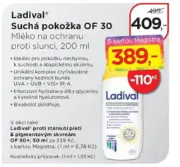 Magistra lékárny Ladival Suchá pokožka OF 30 nabídka