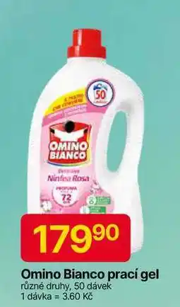 Hruška Omino Bianco prací gel různé druhy, 50 dávek nabídka