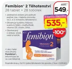 Magistra lékárny Femibion® 2 Těhotenství nabídka