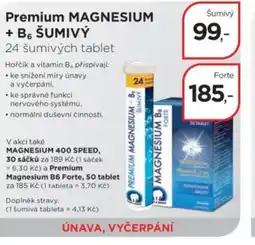 Magistra lékárny Premium Magnesium + B6 šumivý nabídka