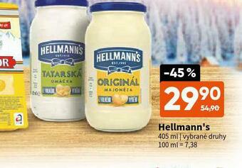 Terno Hellmann´s tatarská omáčka, majonéza nabídka