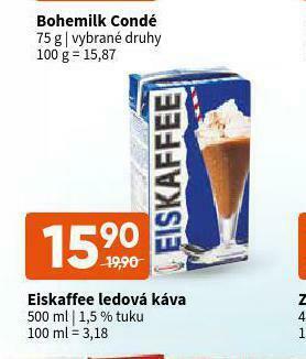 Terno Eiskaffee ledová káva nabídka
