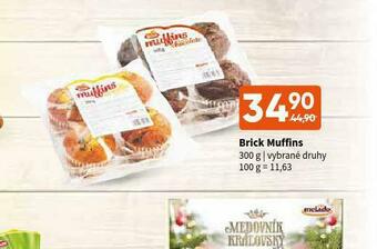 Terno Brick muffins nabídka