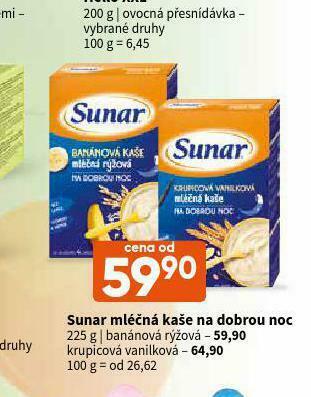 Terno Sunar mléčná kaše na dobrou noc nabídka