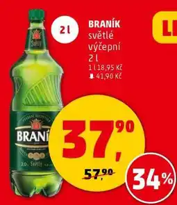 Penny Market BRANÍK světlé výčepní 2 l nabídka