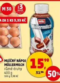 Penny Market MLÉČNÝ NÁPOJ MÜLLERMILCH nabídka