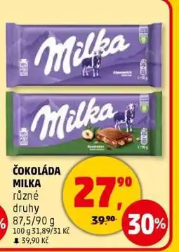 Penny Market ČOKOLÁDA MILKA nabídka