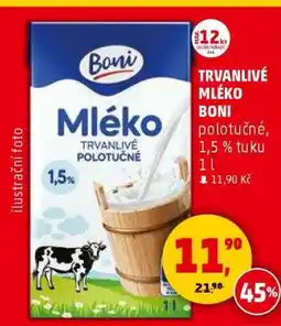 Penny Market TRVANLIVÉ MLÉKO BONI nabídka
