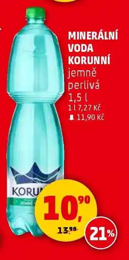 Penny Market MINERÁLNÍ VODA KORUNNÍ nabídka