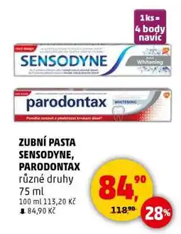 Penny Market ZUBNÍ PASTA SENSODYNE, PARODONTAX nabídka