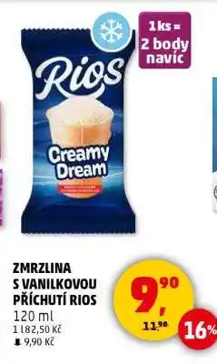Penny Market ZMRZLINA S VANILKOVOU PŘÍCHUTÍ RIOS nabídka