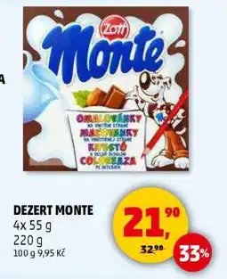 Penny Market Dezert Monte nabídka