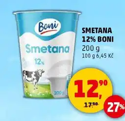 Penny Market SMETANA 12% BONI nabídka