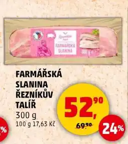 Penny Market FARMÁŘSKÁ SLANINA ŘEZNÍKŮV TALÍŘ nabídka