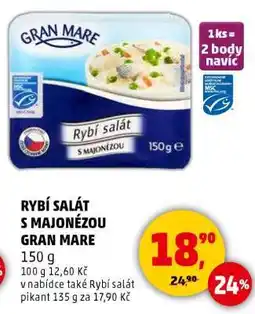 Penny Market RYBÍ SALÁT S MAJONÉZOU GRAN MARE nabídka
