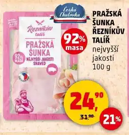 Penny Market PRAŽSKÁ ŠUNKA ŘEZNÍKŮV TALÍŘ nabídka