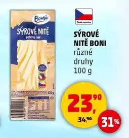 Penny Market SÝROVÉ NITĚ BONI nabídka