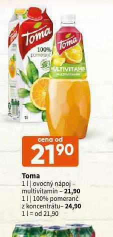Toma ovocný nápoj
