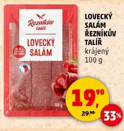 Penny Market LOVECKÝ SALÁM ŘEZNÍKŮV TALÍŘ nabídka