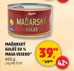 Penny Market MAĎARSKÝ GULÁŠ 50 % MASA VESEKO nabídka