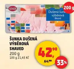 Penny Market ŠUNKA DUŠENÁ VÝBĚROVÁ SHAVED nabídka
