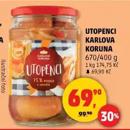 Penny Market Utopenec Karlova Koruna nabídka
