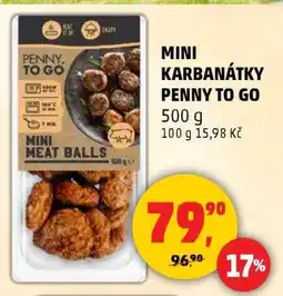 Penny Market Mini karbanátky Penny To Go nabídka