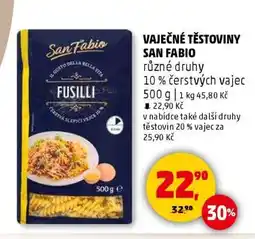 Penny Market VAJEČNÉ TĚSTOVINY SAN FABIO nabídka