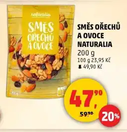 Penny Market SMĚS OŘECHŮ A OVOCE NATURALIA nabídka