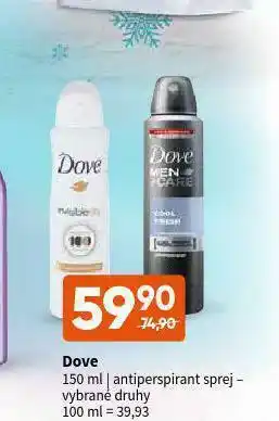 Terno Dove antiperspirant sprej nabídka