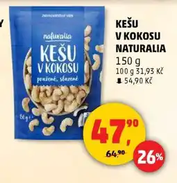 Penny Market KEŠU V KOKOSU NATURALIA nabídka