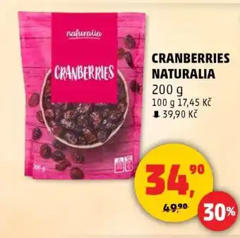 Penny Market CRANBERRIES NATURALIA nabídka