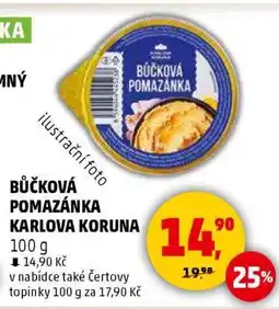 Penny Market BŮČKOVÁ POMAZÁNKA KARLOVA KORUNA nabídka